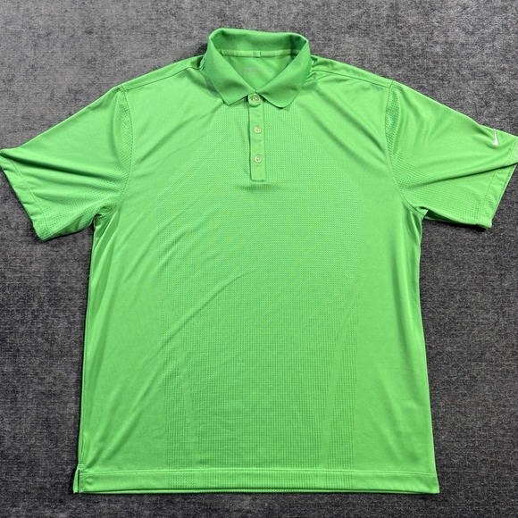 Nike Other - Nike Golf Dri-Fit Mens Polo Shirt Green Performance Stretch 400769-376 L
